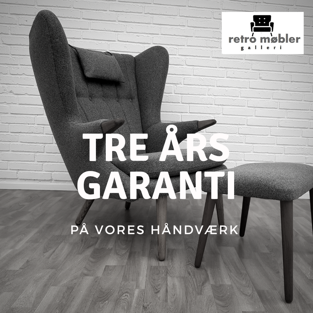 Tre års garanti på vores håndværk.