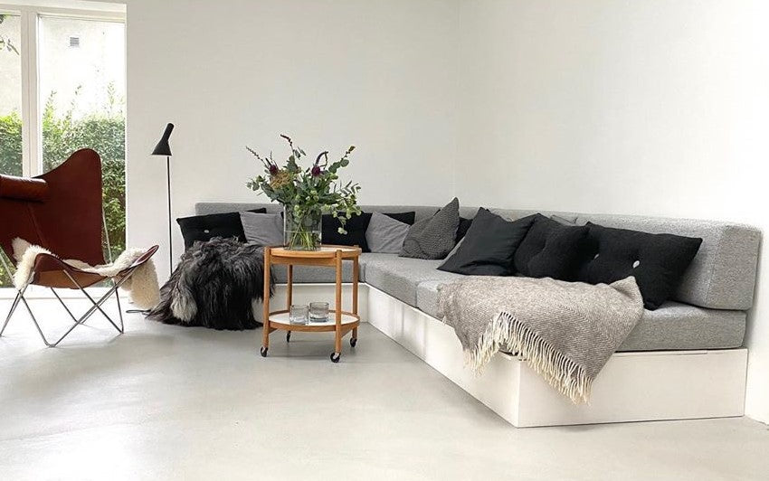 Custom polstring, KVADRAT møbeluld Hallingdal